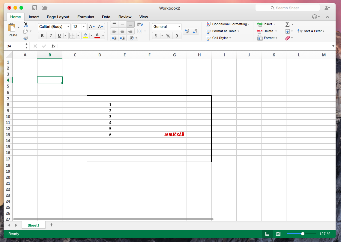 excel for mac version 16.12
